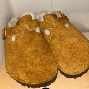 Birkenstock Clogs with Fur - Size 38